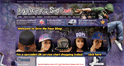 Desktop Screenshot of givemefaceshop.com